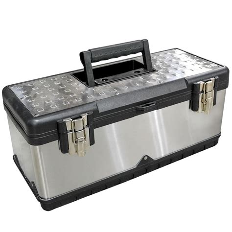 metal hand held tool box|stainless steel portable tool box.